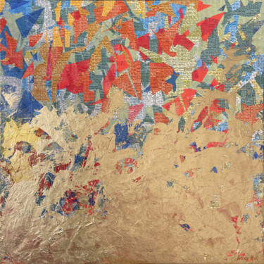 Картина под названием "Positive News A - 7…" - George Hall, Подлинное произведение искусства, Чернила Установлен на Деревянн…