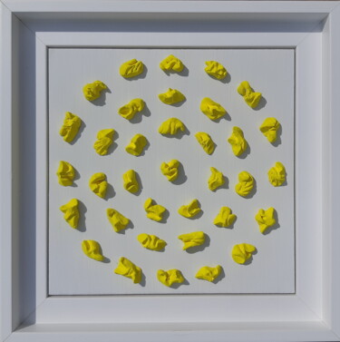 Collagen mit dem Titel "Spirale" von George K, Original-Kunstwerk, Collagen