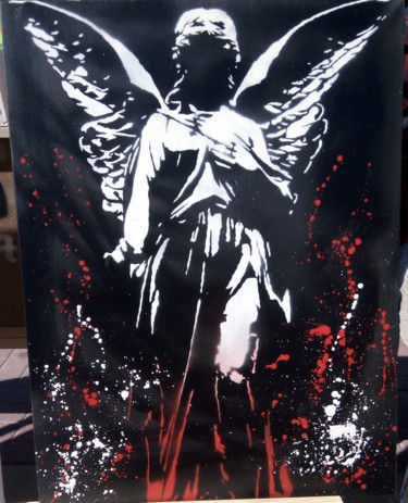 Peinture intitulée "angel" par George Ytro, Œuvre d'art originale, Autre