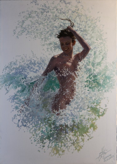 afrodite-50-70.jpg Pittura intitolato "afrodite-50-70.jpg" da Georgy / Георгий Инешин / Ineshin, Opera d'arte originale, Olio