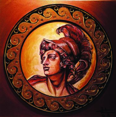 Pittura intitolato "ALEXANDER THE GREAT" da George Balmus, Opera d'arte originale, Acrilico