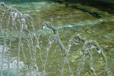 Photographie intitulée "Jeu d'eau 1" par George Bacque, Œuvre d'art originale