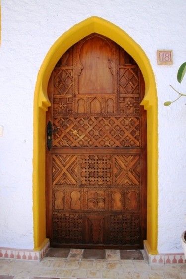 Photographie intitulée "Porte 1 Maroc" par George Bacque, Œuvre d'art originale