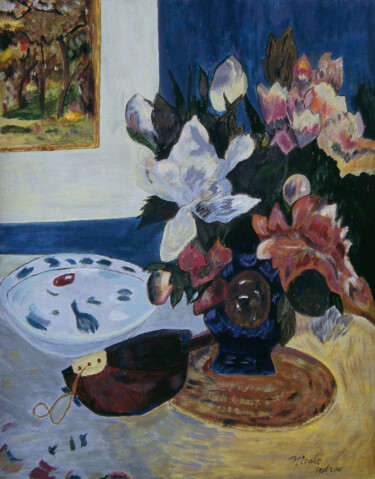 Peinture intitulée "SCENT OF FLOWERS" par Georges Bettan, Œuvre d'art originale, Acrylique Monté sur Châssis en bois