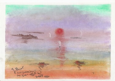 绘画 标题为“Impression 1990” 由Georges Briot, 原创艺术品, 粉彩