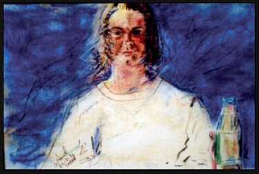 Painting titled "Sarah at 15" by Georges Duhamel, Original Artwork