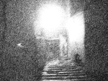 Digital Arts titled "Matera by night #12" by Georges Duhamel, Original Artwork