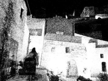 Digital Arts titled "Matera by night #19" by Georges Duhamel, Original Artwork