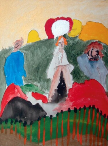 Painting titled "Déménagée" by Georges Duhamel, Original Artwork