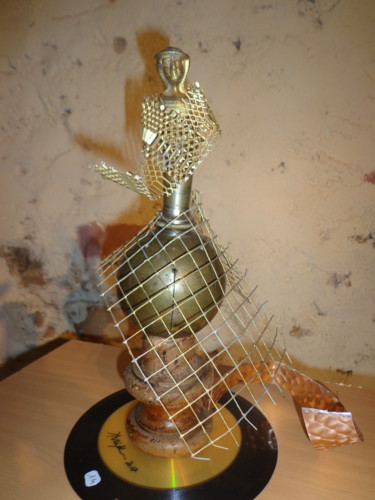 Sculpture intitulée "derviche tourneur" par Georges Kulik, Œuvre d'art originale