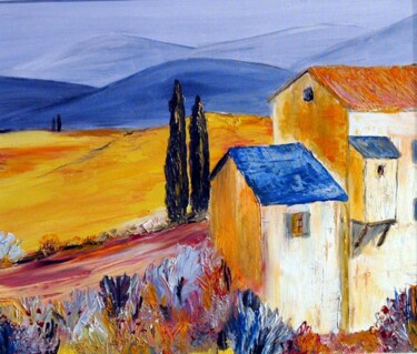 Peinture intitulée "Provence" par Georges Mournet, Œuvre d'art originale