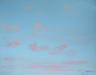 Peinture intitulée "Nuages1.jpg" par Georges Roques, Œuvre d'art originale, Acrylique