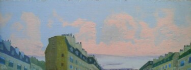 Painting titled "Panorama à Paris.jpg" by Georges Roques, Original Artwork, Acrylic