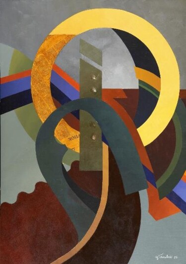 Peinture intitulée "La roulette russe" par Georges Troubat, Œuvre d'art originale, Huile