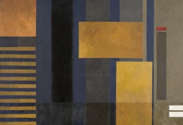 Peinture intitulée "Composition abstrai…" par Georges Troubat, Œuvre d'art originale