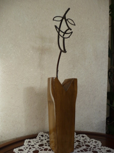 雕塑 标题为“l'impromptu” 由Yerry, 原创艺术品, 木
