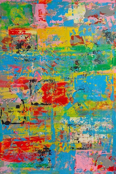 Peinture intitulée "EL JARDIN 2" par Georgi Todorov, Œuvre d'art originale, Acrylique