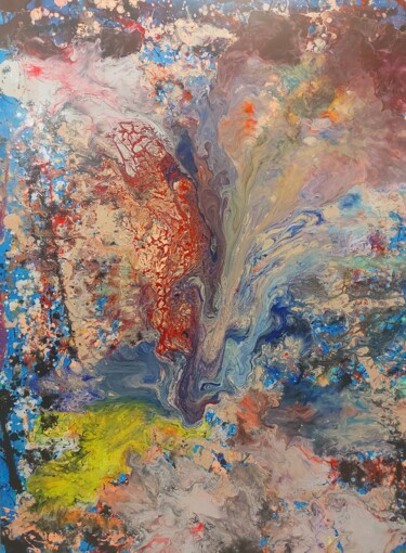 Pittura intitolato "OMEGA 2" da Georgi Todorov, Opera d'arte originale, Acrilico