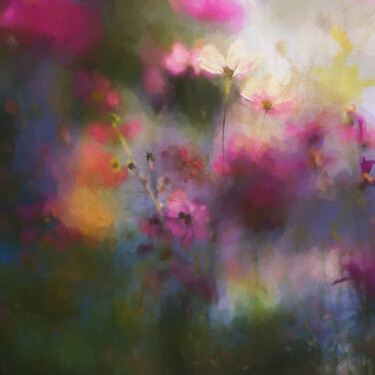 Digital Arts titled "Fleurs Sauvages" by Georgia Chagas, Original Artwork, Digital Painting