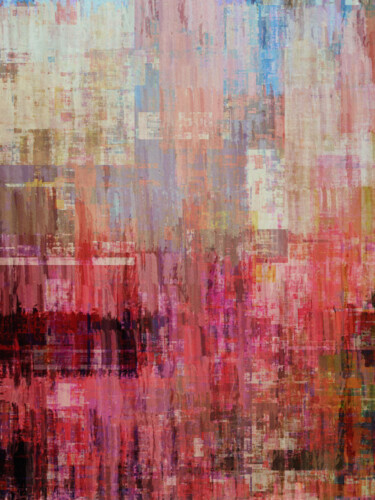 Цифровое искусство под названием "coloré sous la plui…" - Georgia Chagas, Подлинное произведение искусства, Цифровая живопись