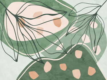 Jardin Organique 2 Arts numériques intitulée "Jardin Organique 2" par Georgia Chagas, Œuvre d'art originale, Peinture numérique