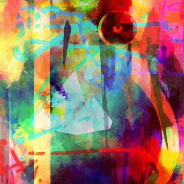 Digital Arts titled "Gestation Artistiqu…" by Georgia Chagas, Original Artwork, Digital Painting