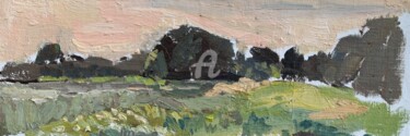 Painting titled "Reeds at Frensham 2" by Georgina Rey, Original Art, Oil