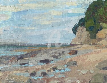 Pintura intitulada "Beach" por Georgina Rey, Obras de arte originais, Óleo