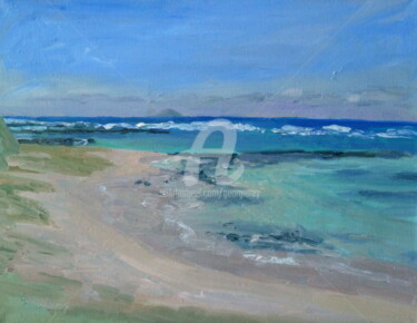 Painting titled "Little Bay TDD" by Georgina Rey, Original Artwork