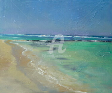 Painting titled "Little Bay, large" by Georgina Rey, Original Artwork