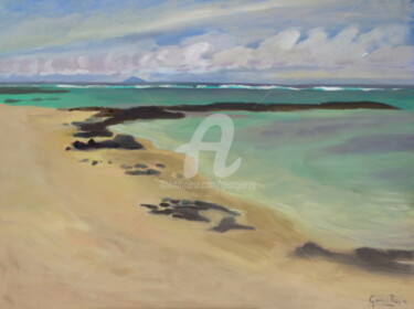 Painting titled "Low Tide" by Georgina Rey, Original Artwork