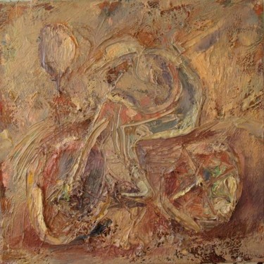 Painting titled "Прогулка Walk" by Anastasiya Georgievskaya, Original Artwork, Oil