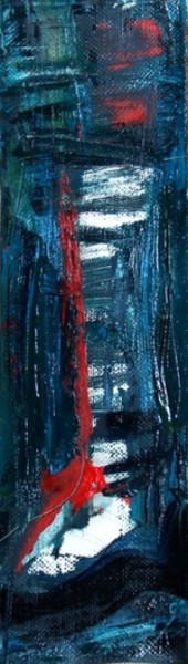 Картина под названием "Одиночка/Loner" - Anastasiya Georgievskaya, Подлинное произведение искусства, Масло