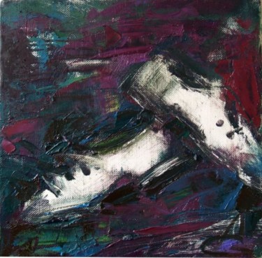 Картина под названием "Вездеходы/ Walkever…" - Anastasiya Georgievskaya, Подлинное произведение искусства, Масло