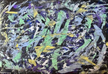 Картина под названием "Розбиті Мрії" - Георгий Сорокин, Подлинное произведение искусства, Акрил Установлен на Деревянная рам…
