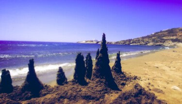 Photography titled "Castles in the sand" by Georgios Lemonis, Original Artwork, Non Manipulated Photography