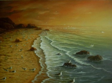 Painting titled "The Call Of Sea" by Georgi Shishkov, Original Artwork