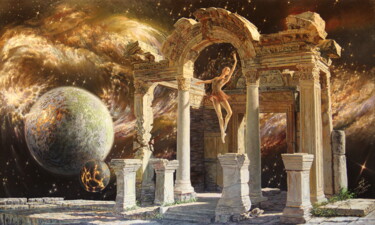 Картина под названием "ART FOREVER" - Георгий Инешин (Georgy Ineshin / GOTCHA), Подлинное произведение искусства, Масло