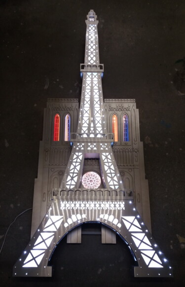 Design intitulée ""Tour Eiffel" Light…" par Georgii Ineshin (Georgy Ineshin Gotcha), Œuvre d'art originale