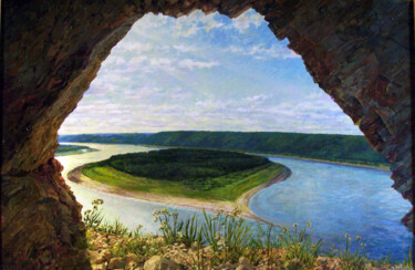 Картина под названием "арка 2005 60-90 х-м" - Георгий Инешин (Georgy Ineshin / GOTCHA), Подлинное произведение искусства, Ма…