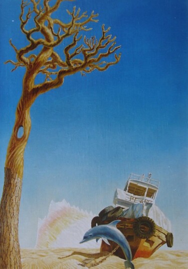 Картина под названием "музыкальный айсберг" - Георгий Инешин (Georgy Ineshin / GOTCHA), Подлинное произведение искусства, Ма…