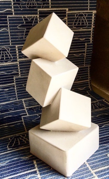 Sculpture titled "EQUILIBRE PRECAIRE" by Gepsy, Original Artwork, Stone