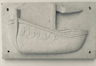 Rzeźba zatytułowany „Plaque décorative” autorstwa Gepsy, Oryginalna praca, Kamień