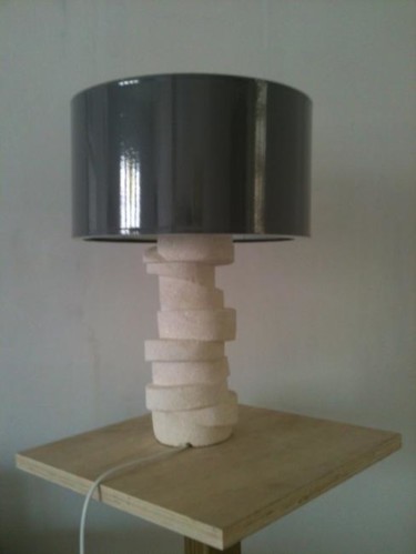 Design intitulada "Lampe" por Gepsy, Obras de arte originais, Pedra