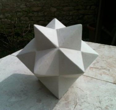 Sculpture titled "Diamant" by Gepsy, Original Artwork, Stone