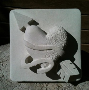 Скульптура под названием "cupidon" - Gepsy, Подлинное произведение искусства, Камень