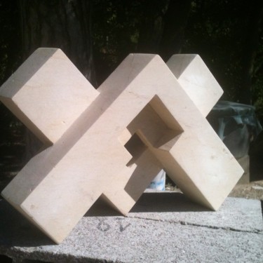 Sculpture intitulée "construction-meta-p…" par Gepsy, Œuvre d'art originale