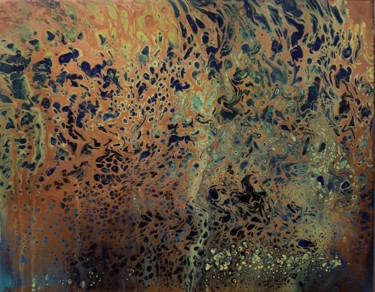 Malerei mit dem Titel "Satellite" von Llum, Original-Kunstwerk, Acryl