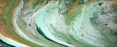 Peinture intitulée "Aqua Sea" par Llum, Œuvre d'art originale, Acrylique
