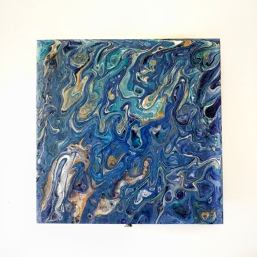 Painting titled "Beautiful Waves" by Llum, Original Artwork, Acrylic